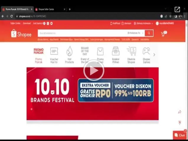 Panduan Jualan di shopee